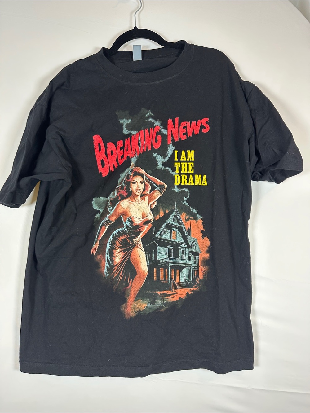 Cardi B Breaking News I Am The Drama Tee XL Album Exclusive Graphic Shirt